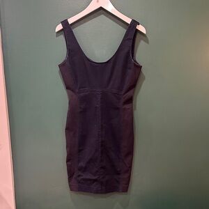 Gap Y2K Sleeveless Bodycon Dress - Navy and Black